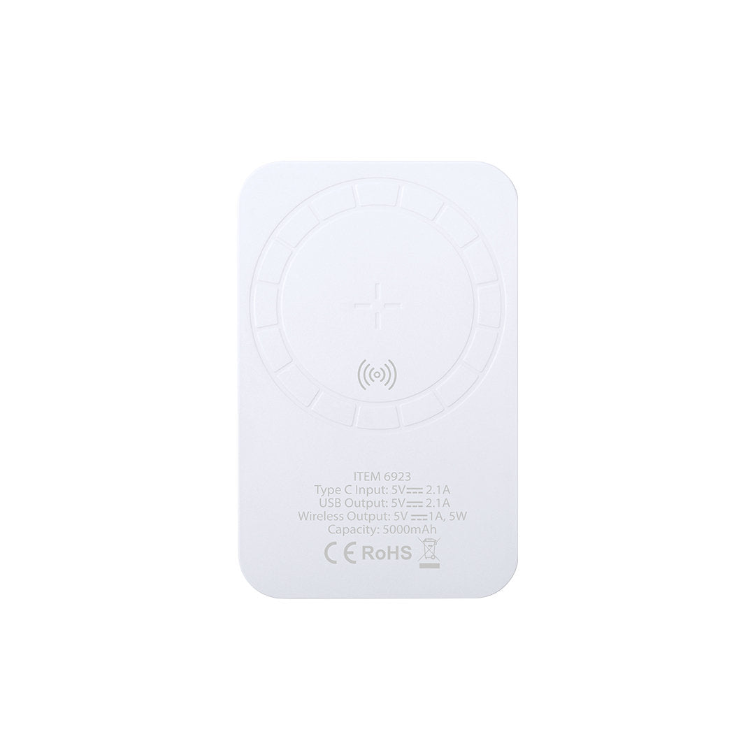 Power Bank Vekmar 5000mAh com Carga Sem Fios