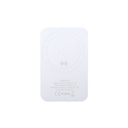 Power Bank Vekmar 5000mAh com Carga Sem Fios
