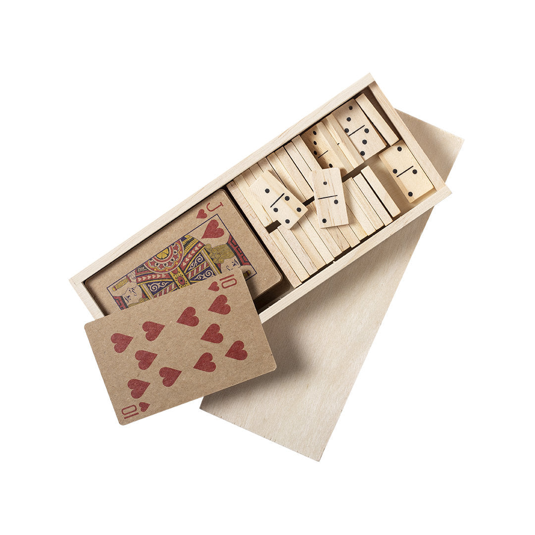 Set de Jogos Natureza em Madeira e Cartão Reciclado
