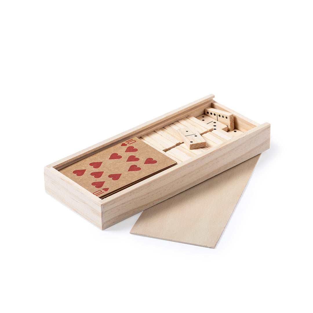Set de Jogos Natureza em Madeira e Cartão Reciclado