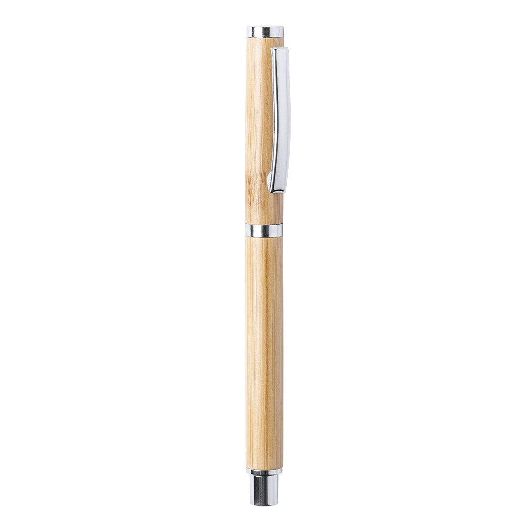 Caneta Roller Bamboo com Design Natural