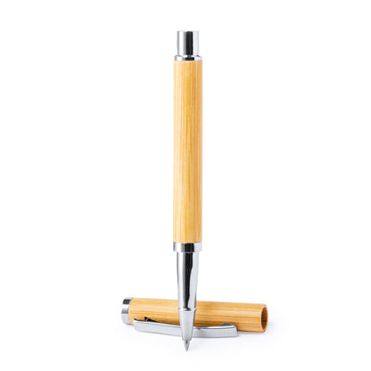 Caneta Roller Bamboo com Design Natural
