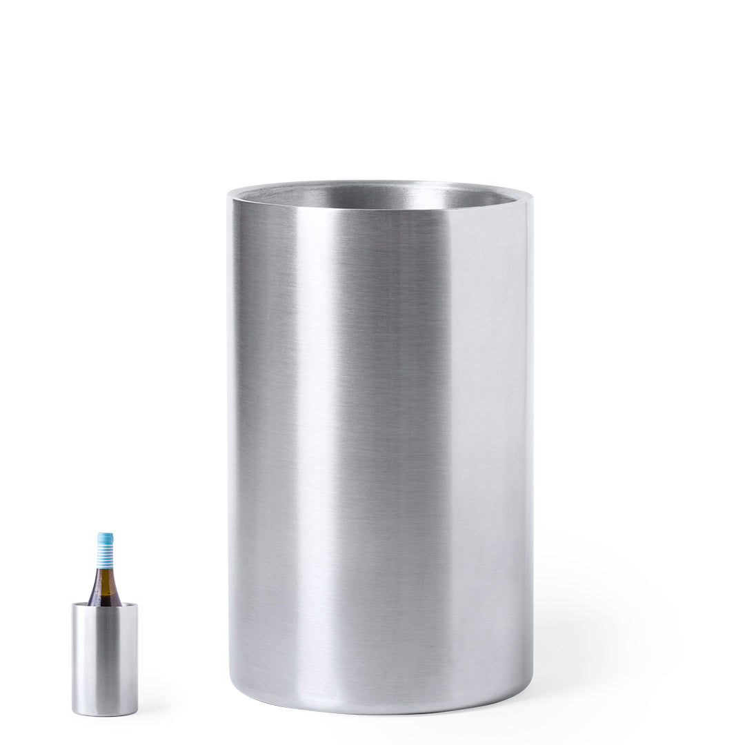 Enfriador Nohan em Aço Inox Mate para 1 Garrafa