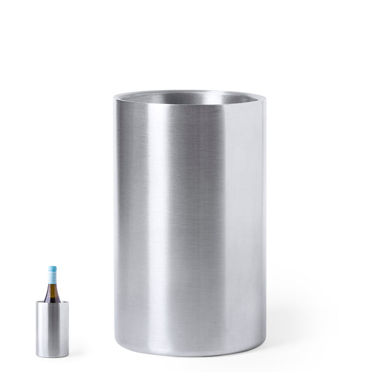 Enfriador Nohan em Aço Inox Mate para 1 Garrafa