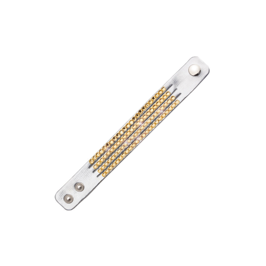 Pulseira Elegante em Polipele com Cores Vibrantes