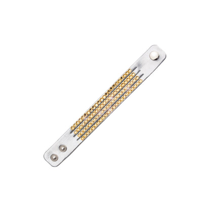 Pulseira Elegante em Polipele com Cores Vibrantes
