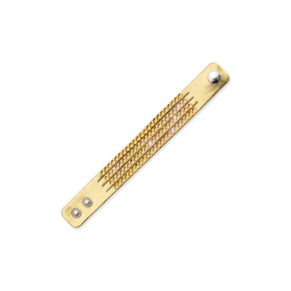Pulseira Elegante em Polipele com Cores Vibrantes
