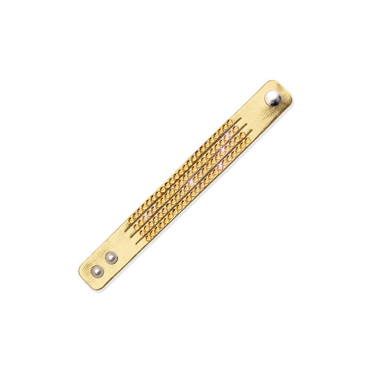 Pulseira Elegante em Polipele com Cores Vibrantes