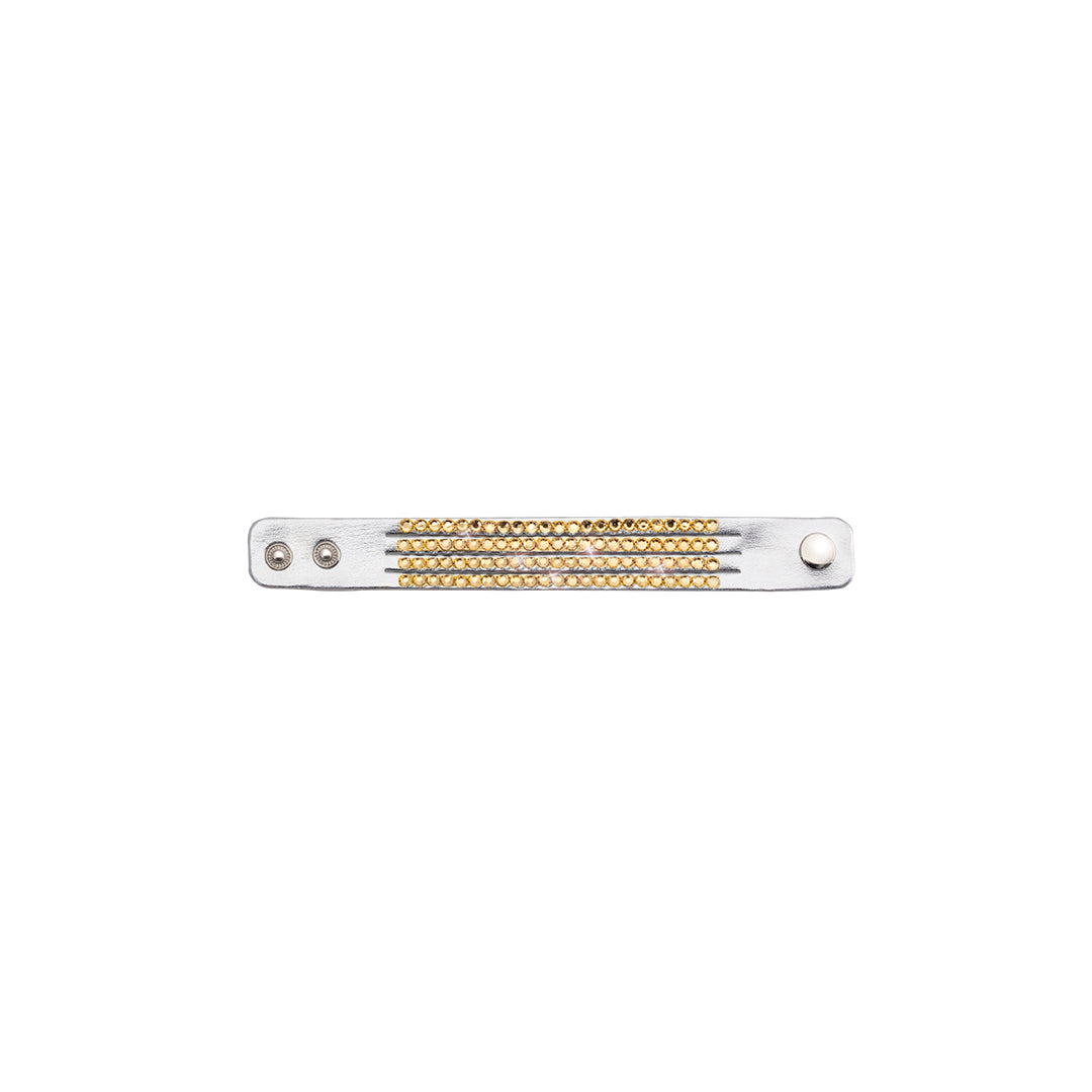 Pulseira Elegante em Polipele com Cores Vibrantes