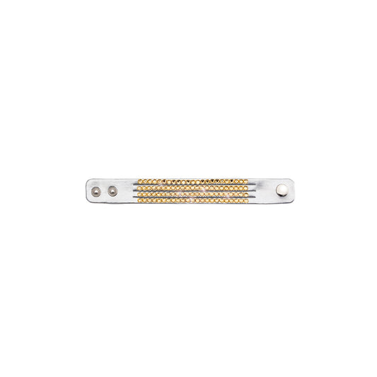 Pulseira Elegante em Polipele com Cores Vibrantes