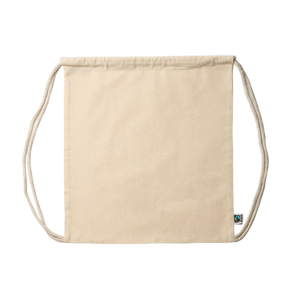 Mochila de Algodão com Cordão para Laptop