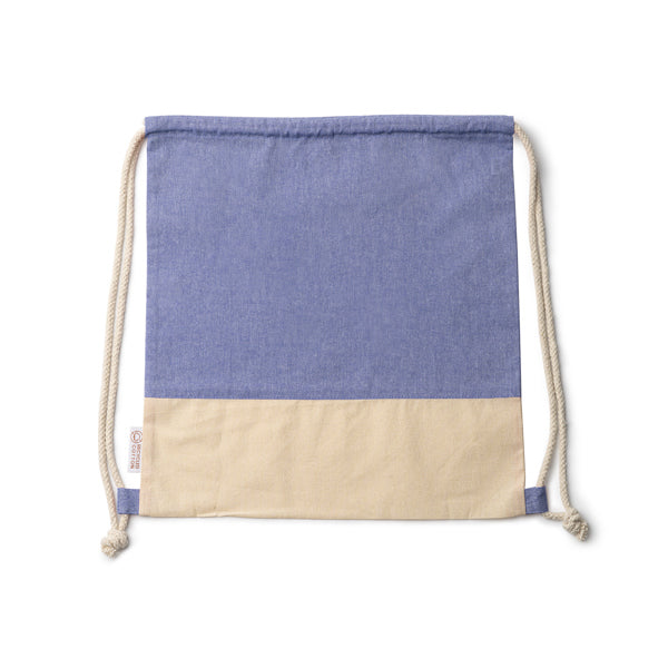 Mochila de Poliéster com Cordão e Bolso Frontal 25L