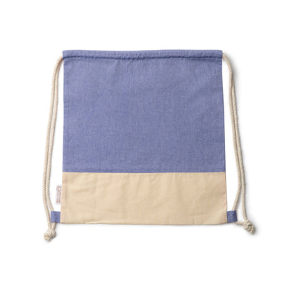 Mochila de Poliéster com Cordão e Bolso Frontal 25L