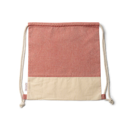 Mochila de Poliéster com Cordão e Bolso Frontal 25L