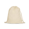 Mochila de Algodão com Cordão e Compartimento para Laptop
