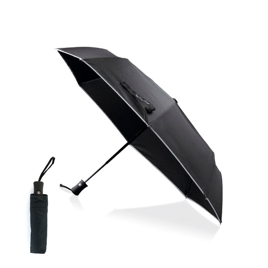 Guarda-chuva Dobrável Telfox Preto com Abertura Automática