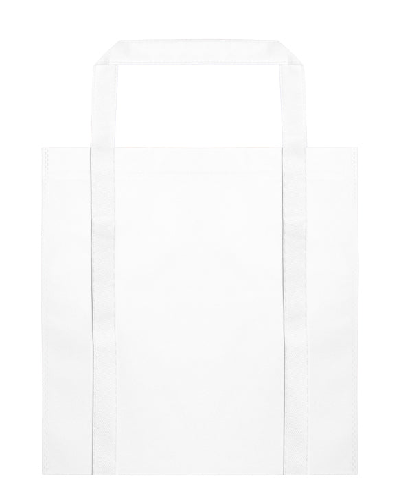 Saco de Compras em Tecido Não Tecido Branco