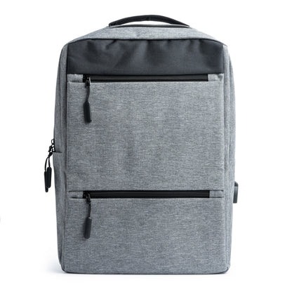 Mochila de Poliéster Resistente com Zíperes Frontais