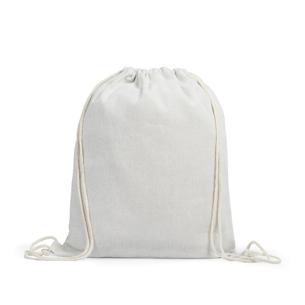 Mochila de Algodão Natural 25L com Cordão