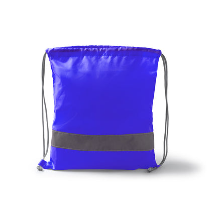 Mochila de Poliéster com Cordão e Compartimento para Laptop