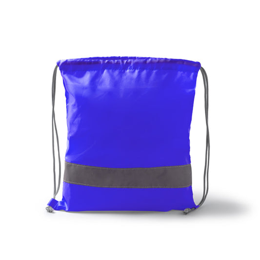Mochila de Poliéster com Cordão e Compartimento para Laptop