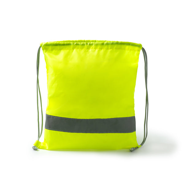 Mochila de Poliéster com Cordão e Compartimento para Laptop
