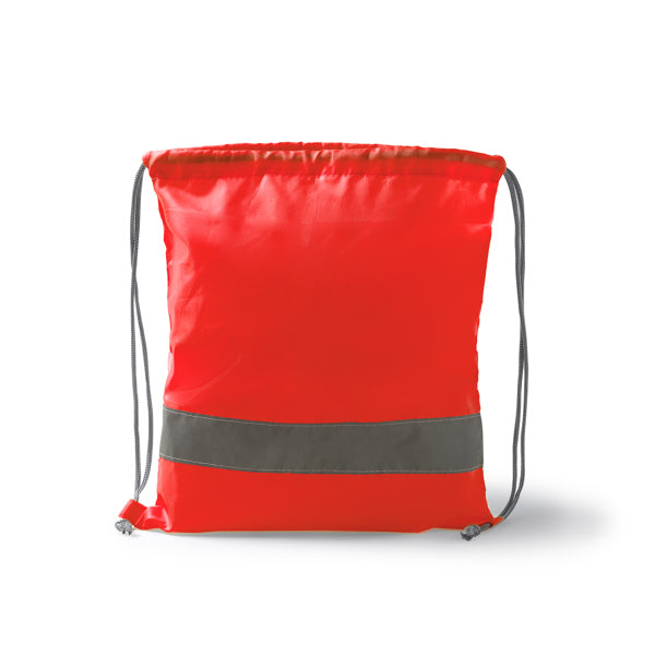 Mochila de Poliéster com Cordão e Compartimento para Laptop