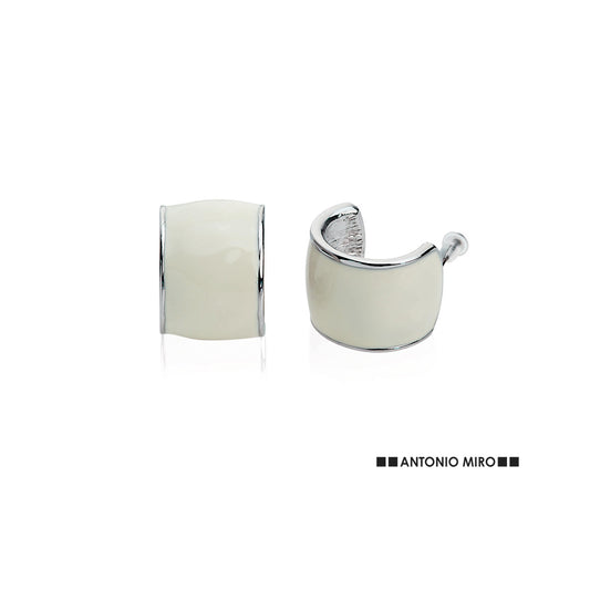 Brincos Moss em Liga de Zinco Prateada