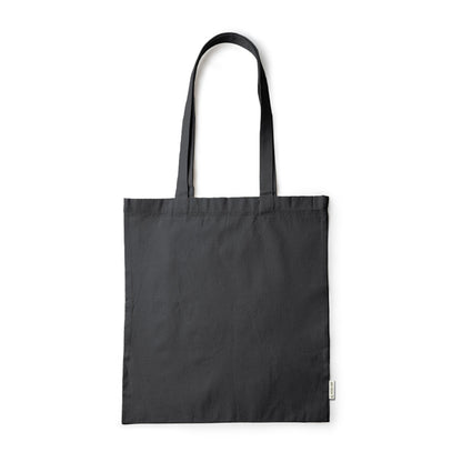 Saco de Algodão Preto com Alças Longas