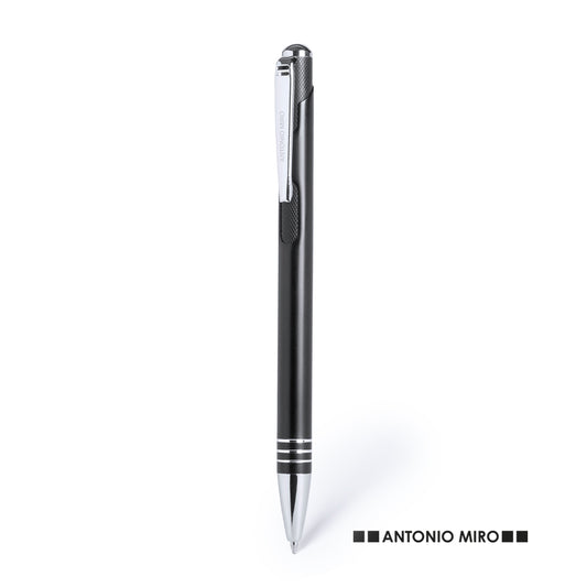 Caneta de Bola Elegante em Alumínio com Acessórios Prata