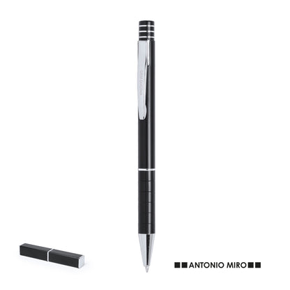 Caneta de Bola Elegante em Alumínio - Tinta Azul