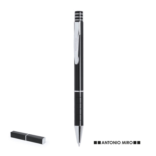 Caneta de Bola Elegante em Alumínio - Tinta Azul