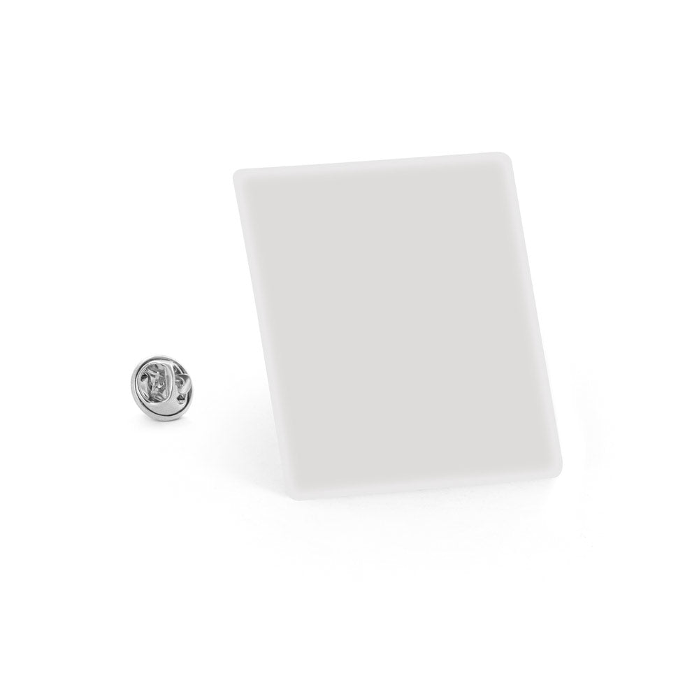 Pins Flexíveis Quadrados 25 mm Personalizados - Mínimo 250 Unidades