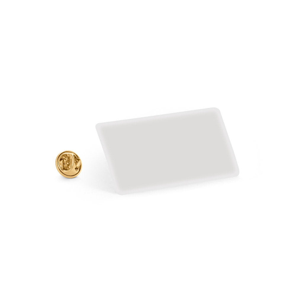 Pin Flexível Retangular 25x15 mm Personalizado