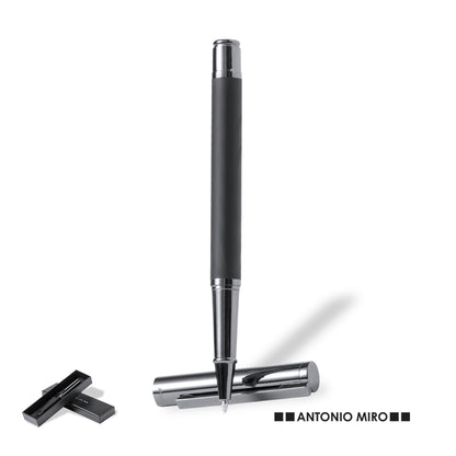 Caneta Roller Antonio Miró em Metal Preto Mate