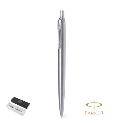 Caneta Parker Jotter Core em Aço Inoxidável Azul