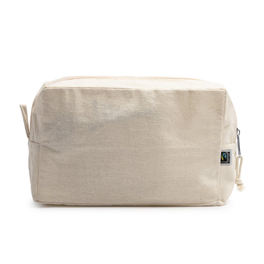 Necessaire em Algodão com Fecho e Alça