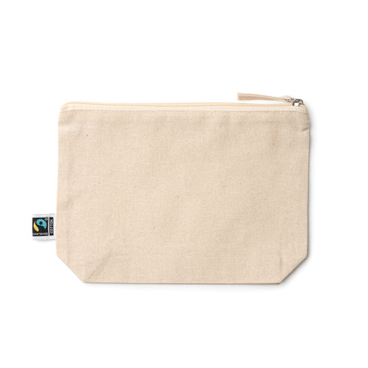 Necessaire de Lona com Fecho e Alça de Transporte
