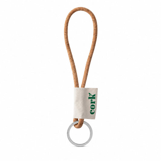 Amostra impressa de Lanyard CORK Short (Ø 5 mm)