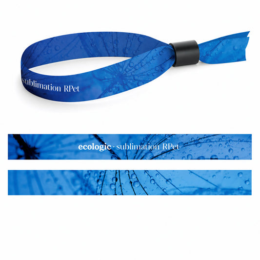 Amostra de Pulseira Lanyard SUBLIMATION Slim II em Poliéster Reciclado 15 mm