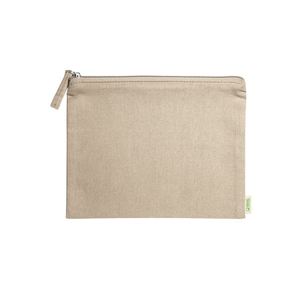 Necessaire em Algodão Orgânico com Zíper