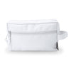 Estojo Porta-Canetas em Poliéster Branco com Zipper