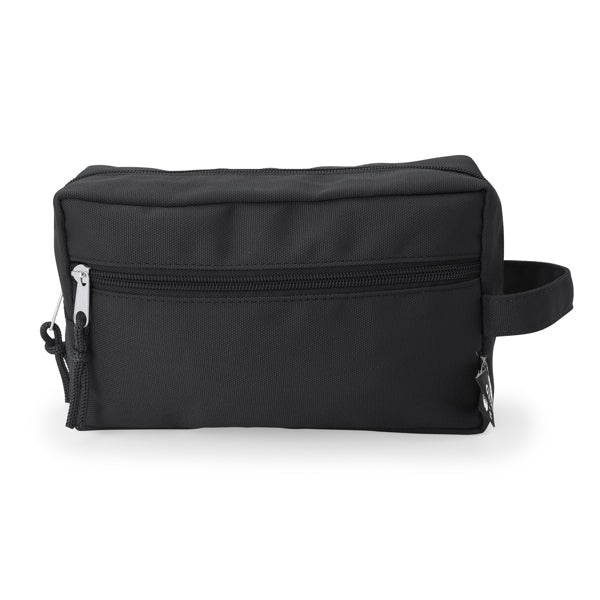 Estojo Porta-Canetas em Poliéster Branco com Zipper