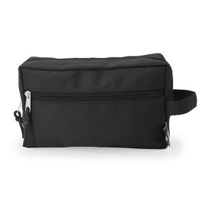 Estojo Porta-Canetas em Poliéster Branco com Zipper