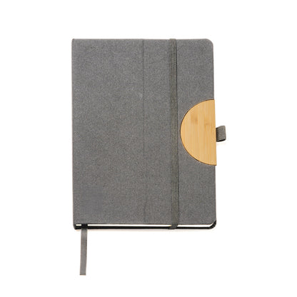Caderno de Notas em Papel Reciclado com Capa Dura