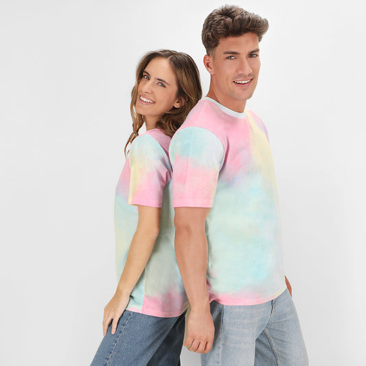 T-shirt Unisexo Arco-Íris 100% Algodão