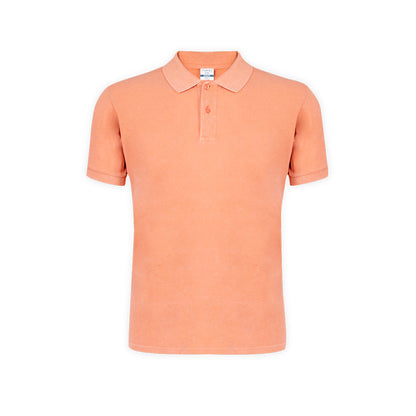 Polo Unissexo 'Ken' com Efeito Lavado Jeans