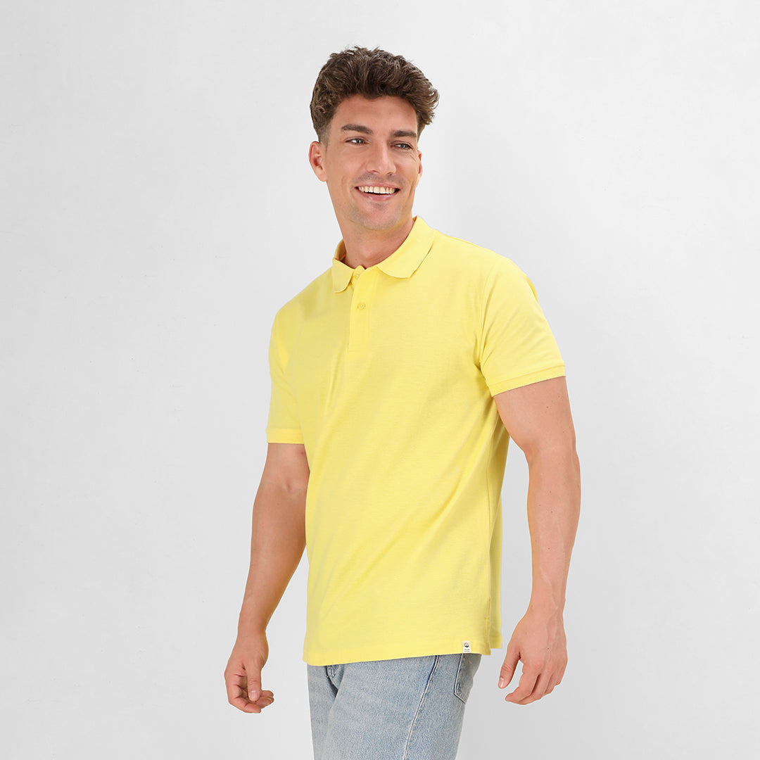 Polo Unissexo Algodão Orgânico em Tons Pastel