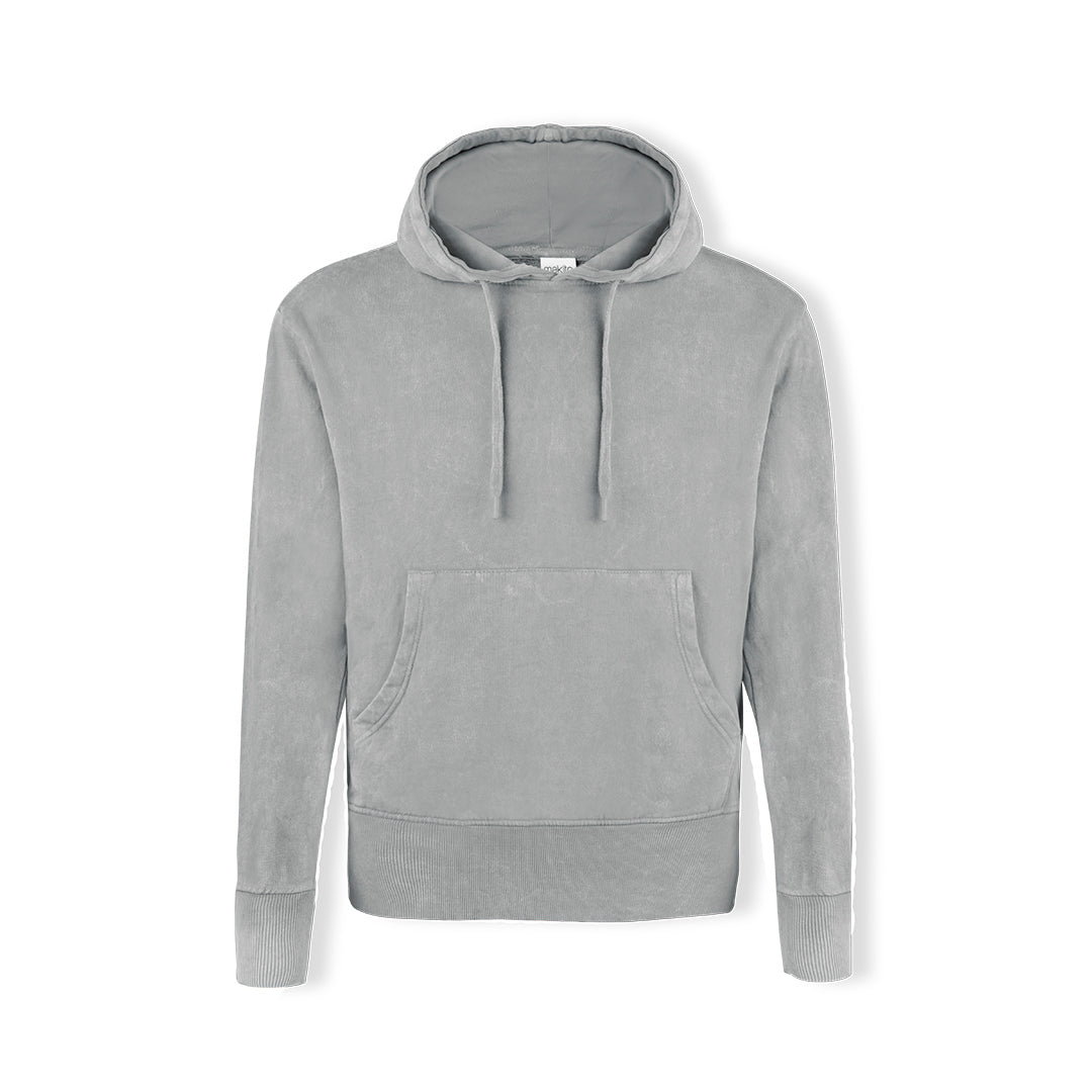 Sudadera Unissexo com Capuz e Efeito Jeans Único