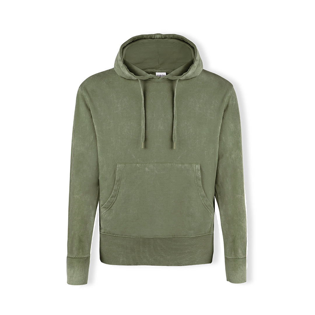 Sudadera Unissexo com Capuz e Efeito Jeans Único